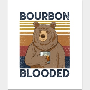 Bear Bourbon Blooded Posters and Art